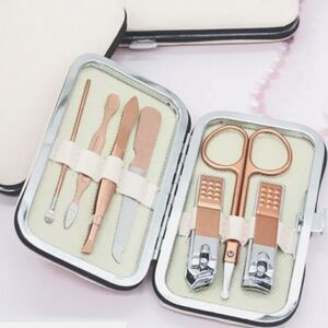 Travel size Nail and grooming kit case nail clippers